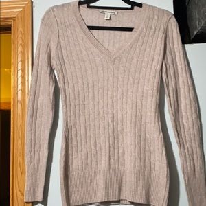 Autumn Cashmere Sweater w/ Heather Grey Elbows